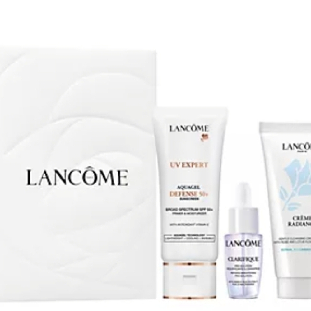 Lancome Suncare Set - White and Blue
